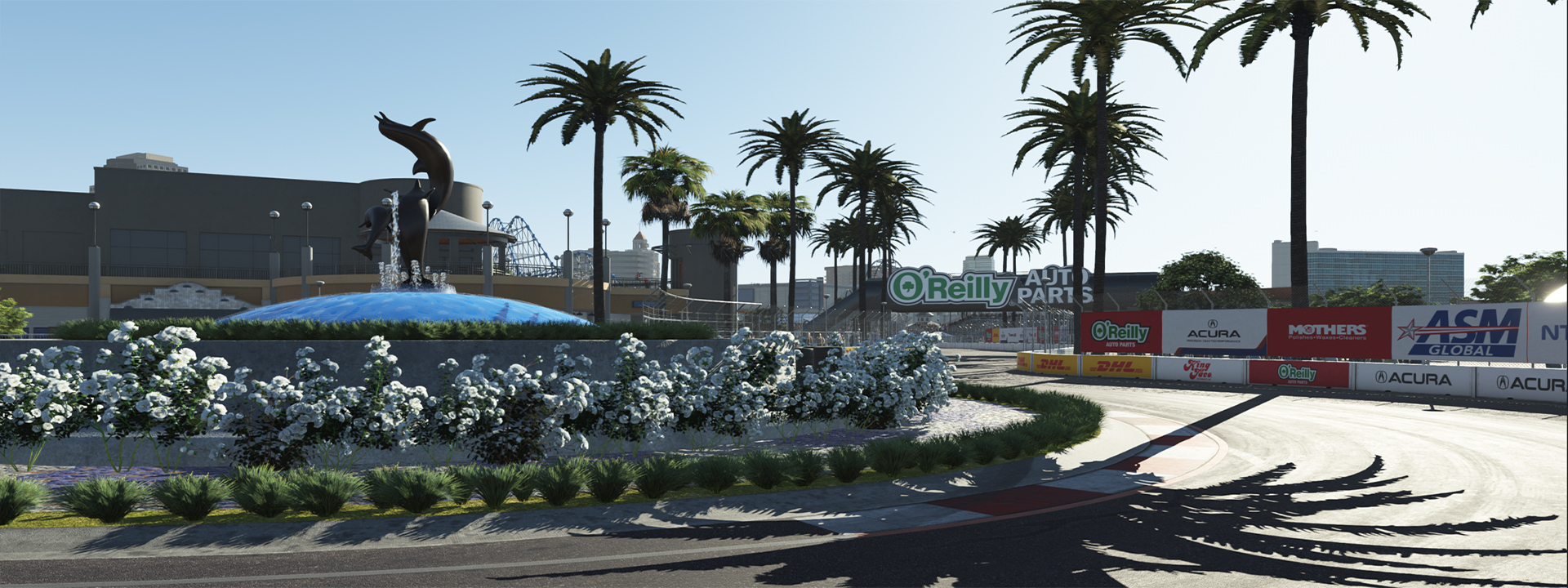 Long Beach Circuit Ankündigung für rFactor 2, Screenshot der Website